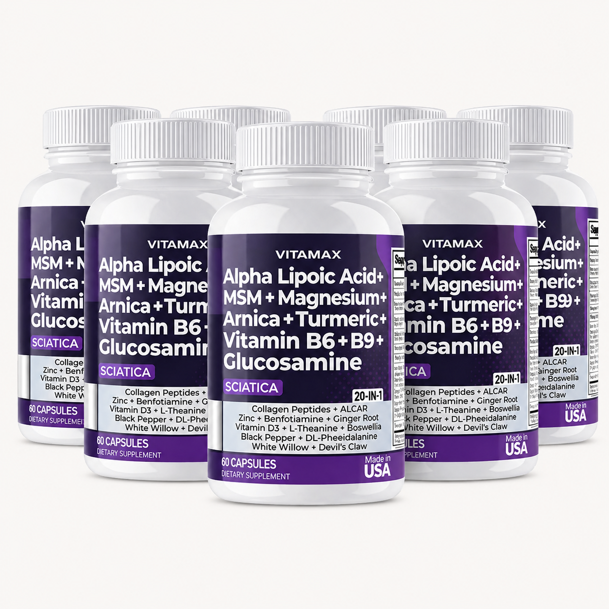 VITAMAX Sciatic Nerve Support | 20-IN-1 Daily Formula