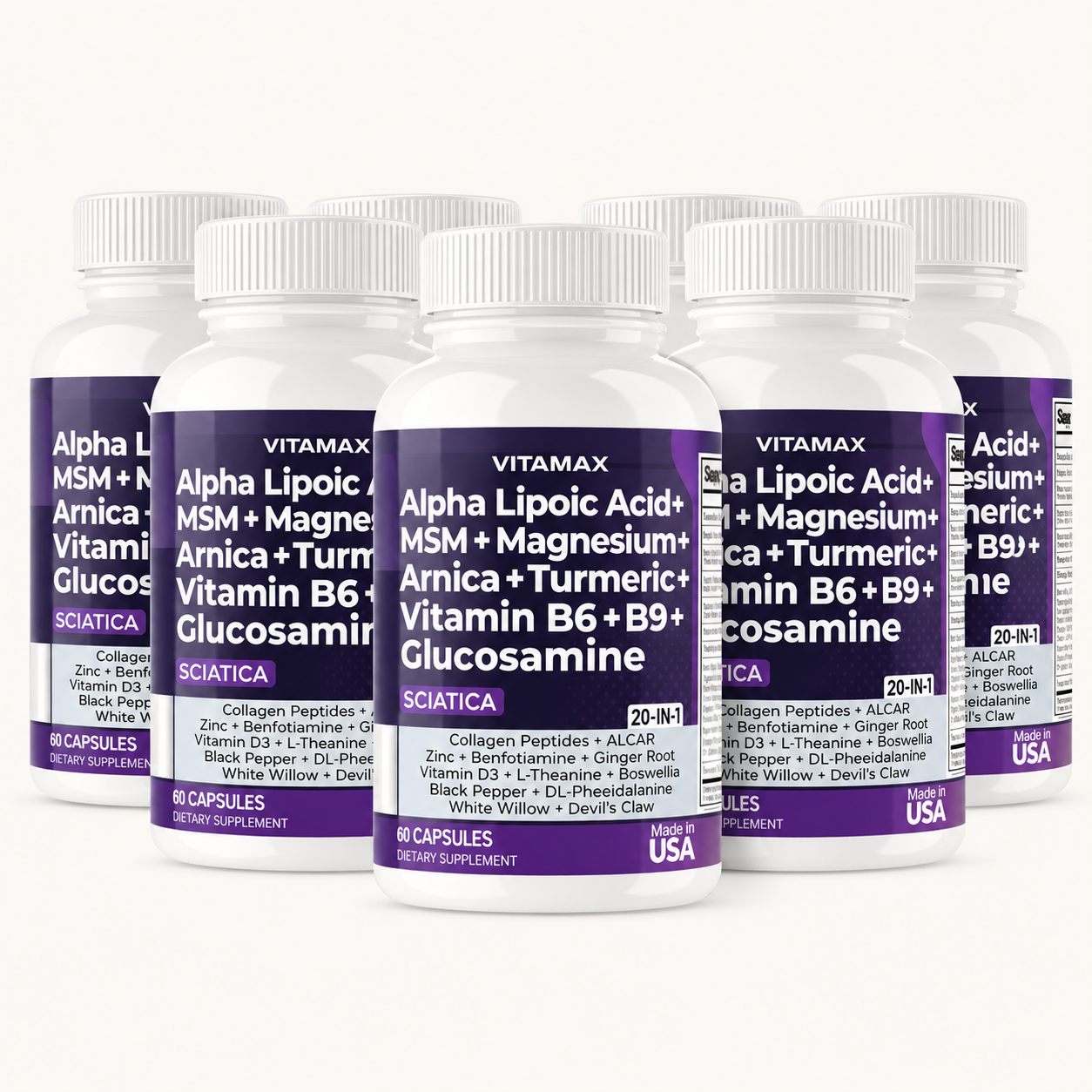 VITAMAX Sciatic Nerve Support | 20-IN-1 Daily Formula