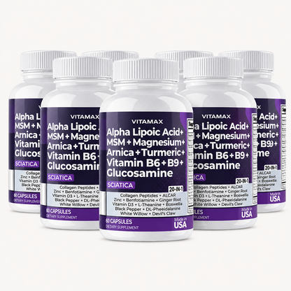 VITAMAX Sciatic Nerve Support | 20-IN-1 Daily Formula