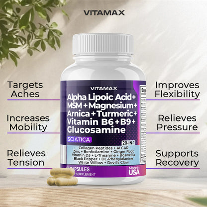 VITAMAX Sciatic Nerve Support | 20-IN-1 Daily Formula